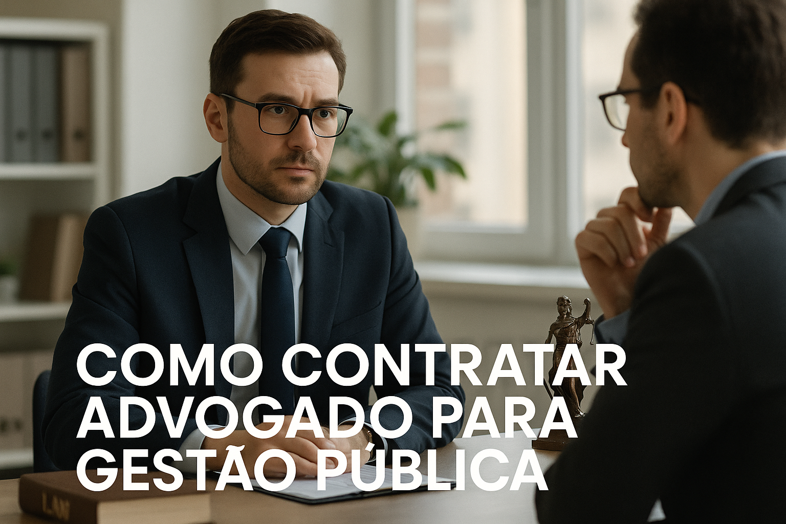 Imagem ilustrativa sobre como contratar advogado para gestão pública